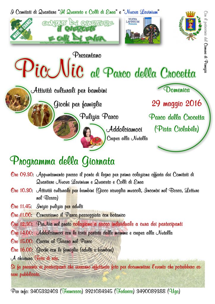 PicNic Nel Parco 15 maggio