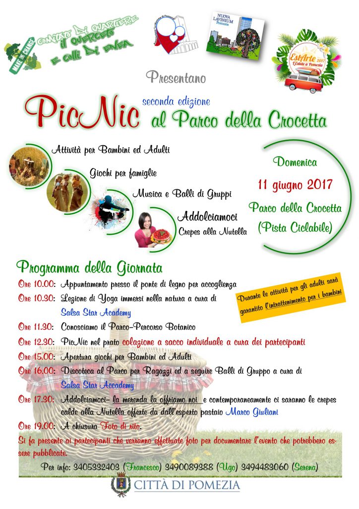 PicNic Nel Parco 2 edizione 11 giugno